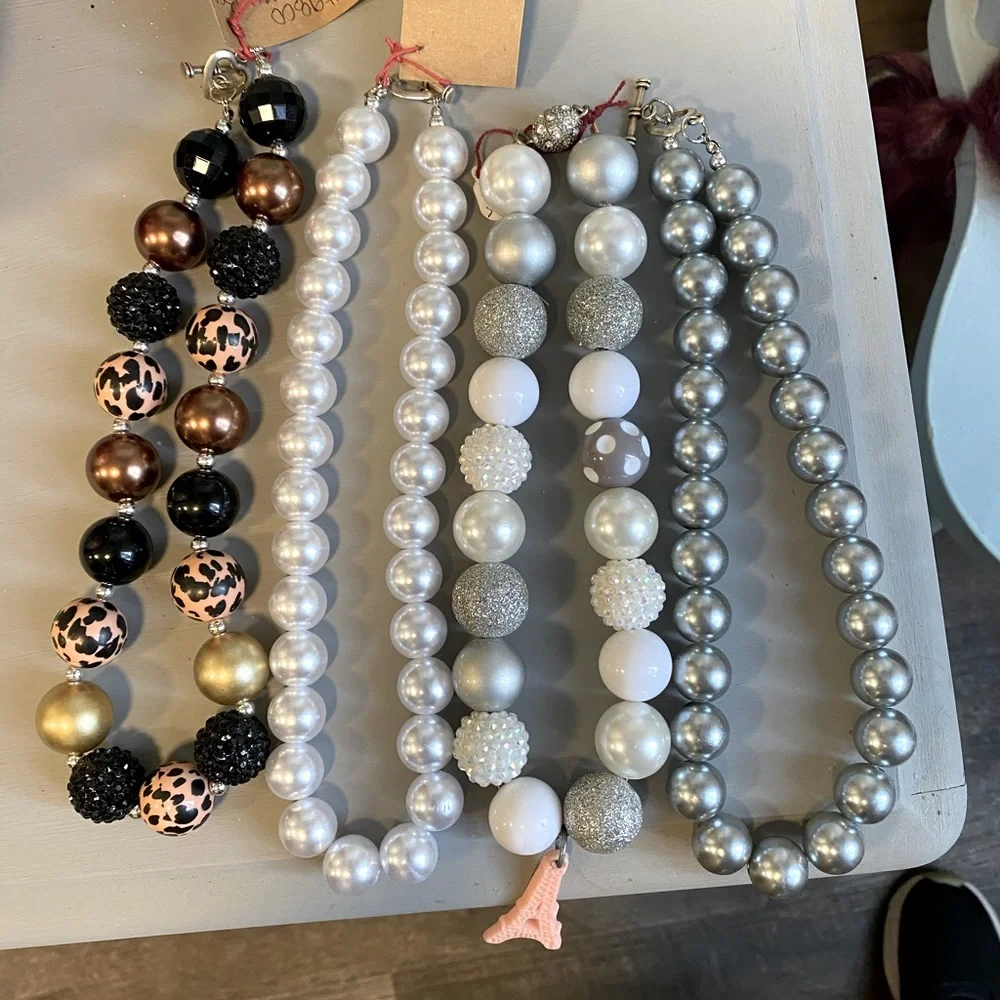 Dazzling ✨ Little Girls Bubble Bead Necklaces